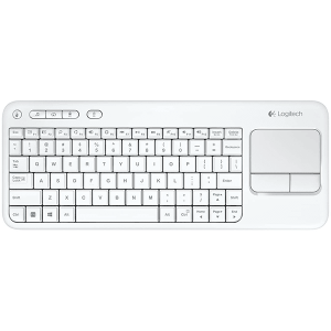 Logitech Wireless Keyboard with TouchPad K400 Plus – White – 920-007146