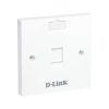 D-Link NFP-0WHI11 Single Faceplate, Square, White