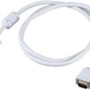 Generic 1.5 Meter White Colour Standard VGA Monitor Cable