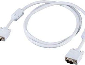 Generic 1.5 Meter White Colour Standard VGA Monitor Cable