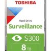 Toshiba S300-72RPM -8TB 3.5" Internal Surveillance Hard Drive - (HDETV11ZSA51)