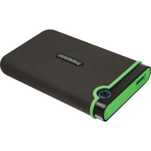 Transcend 1TB StoreJet 25M3 Anti-Shock External Hard Drive (Iron Gray)