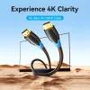 Vention HDMI Cable 2M Meter Black AACBH connected to Smart TV