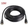 Vention Nylon Braided HDMI cable 10m black metal type (VEN-VAA-B05-B1000)