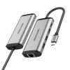 Vention Type C to 3 Ports USB 3.0 Hub with Gigabit Ethernet Adapter, PD Converter (VEN-TGDHB)