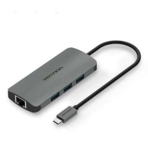 Vention USB 3.0 TO usb 3.0 Hub with Gigabit Ethernet Adapter -VEN-CHNBB