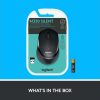 Logitech M330 SILENT PLUS Wireless Mouse- Black