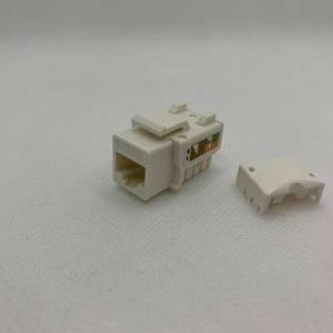 APKR Cat6 Rj45 Utp Keystone Jack 90 White