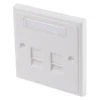APKR Data Points Faceplate 2 Port White