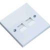 Cat 6 EaseNet Complete Double Face Plates