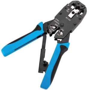Crimping tool for RJ9 RJ11 RJ12 RJ45 RJ50