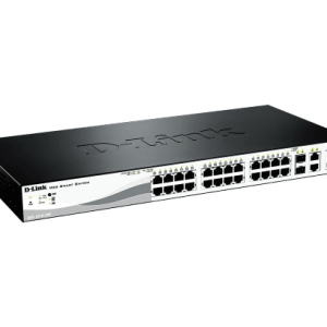 D-Link 24 28 Port Fast Ethernet Managed PoE+ Switch (DES-1210-28P)
