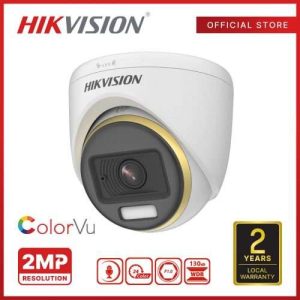 HIKVISION 2MP ColorVu Audio Dome Camera (DS-2CE70DF3T-PFS) 2MP 3.6mm