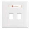 Siemon 10GMX-BFP-02-02 10GMX CAT 6A BRITISH FACEPLATE