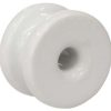 Bobbin Reel Insulator porcelain off white