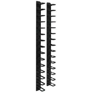 Vention 24 U Cable Manager Black