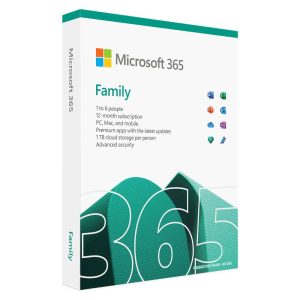 Microsoft Office 365 Family - 1 Year Media less 6 Users - 6GQ-01560