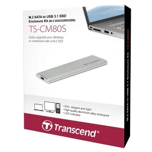 Transcend M.2 SATA Enclosure - TS-CM80S