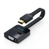 Vention Flat HDMI To VGA Converter 0.15M Black