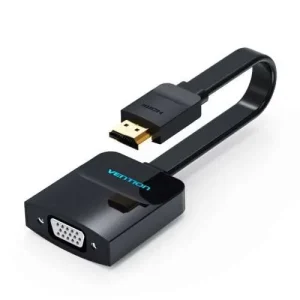 Vention Flat HDMI To VGA Converter 0.15M Black