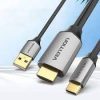 Vention type-C to HDMI with USB power adapter
