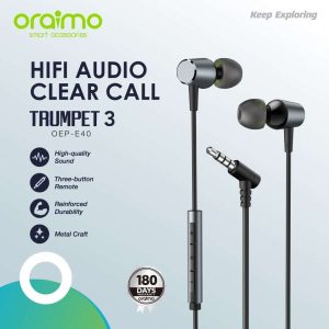 Oraimo OEP-E40 Trumpet3 in Ear Earphone