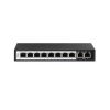 Dlink DES-F1010P-E 10 Ports PoE Switch with 8 Long Reach 250m PoE Ports and 2 Uplink Ports