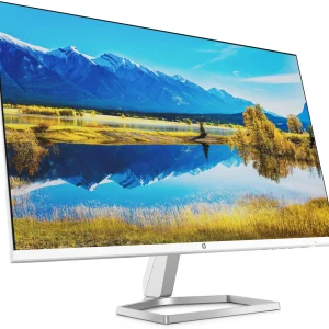 HP M27fwa 27" FHD ULTRA SLIM LED MONITOR, Integrated Speakers, White Color