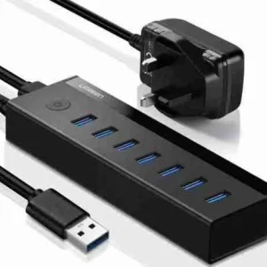 UGREEN 7-Port Powered USB 3.0 Hub US Power adaptor - CM481