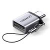 UGREEN Type C to USB 3.0 A Adapter Cable with Lanyard (Space Gray) - US270
