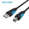 Vention USB2.0 Printer Cable 5M Black - VEN VAS-A16-B500
