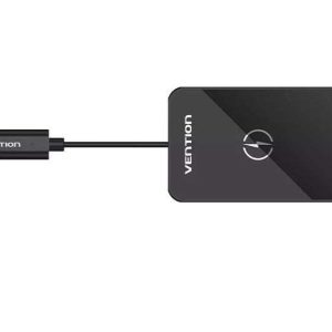 Vention Wireless Charger 15W Ultra-thin Mirrored Surface Type 0.05M Black