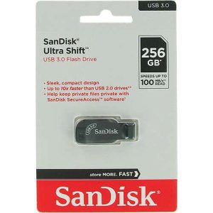 SanDisk Ultra Shift USB 3.0 Flash Drive 256GB - SDCZ410-256G-G46