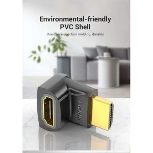 Vention HDMI 270 Degree Male to Female Adapter Black - VEN AINB0