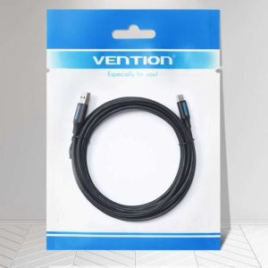 Vention USB 2.0 A Male to C Male 3A Cable 1.5M Black - VEN COKBG