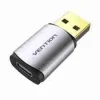Vention USB to Type-C Sound Card Gray Metal Type - VEN CDMH0