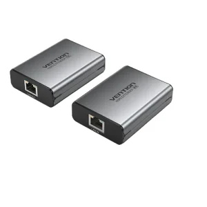 Vention HDMI Network Cable Extender 50M Gray Aluminum Alloy Type