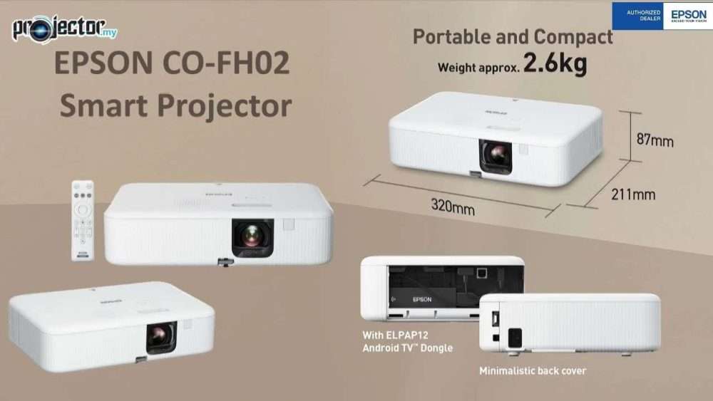 Epson CO-FH02 Smart Projector: A Versatile Projection Solution for Immersive Visual Experiences