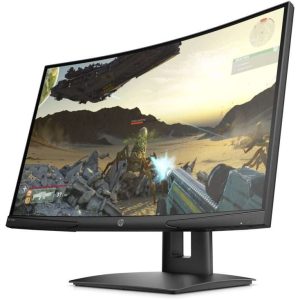 HP X24c 23.6" FHD Curved Gaming Monitor - 9FM22AS