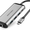 Vention USB-C Multi-Functional 6 in 1 Docking Station Type C to HDMI/USB3.0 - CNCHB