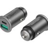 Model: Vention CC-63-H (also referred to as Vention Rapid 2-Port Car Charger) Power Output: 25W (Total output power shared between the two ports) Charging Ports: Dual USB ports Fast Charging Technologies: Power Delivery 3.0 (PD3.0): For compatible USB-C devices. Quick Charge 3.0 (QC3.0): For compatible USB-A devices. Material: Aluminum Alloy Type for durability and heat dissipation. Color: Gray (Grey)