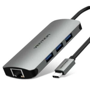 Vention TOAHB USB C (4 in 1) To HDMI/VGA/USB3.0/ Docking Station