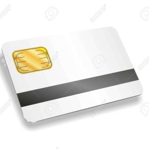 Magnetic chip card