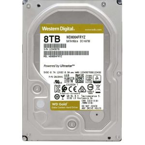 WD Gold Enterprise Class Hard Drive 8TB, 256MB, 7200rpm - WD8004FRYZ