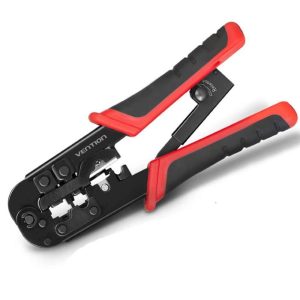 Vention Multi-Fuction LAN Cable Crimping Tool Ratchetless Type Black