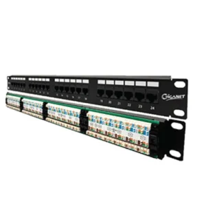 Giganet 1u 19 24 way fiber patch panel without Adapters