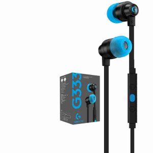 Logitech G333 Gaming Earphones – Black (981-000924)