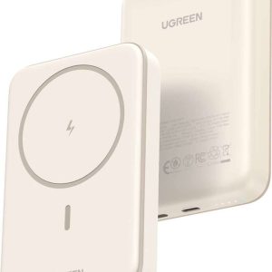 UGREEN 10000mAh Magnetic Wireless Power Bank Beige - PB561