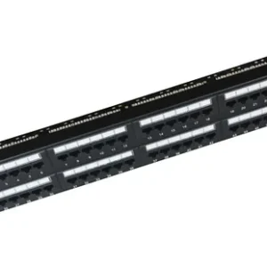 D-Link NPP-C61BLK481 48 Port Cat6 Unshielded Fully Loaded Punch Down Patch Panel