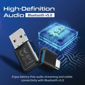 Promate MultiPoint Pairing Bluetooth v5.0 Audio Adapter